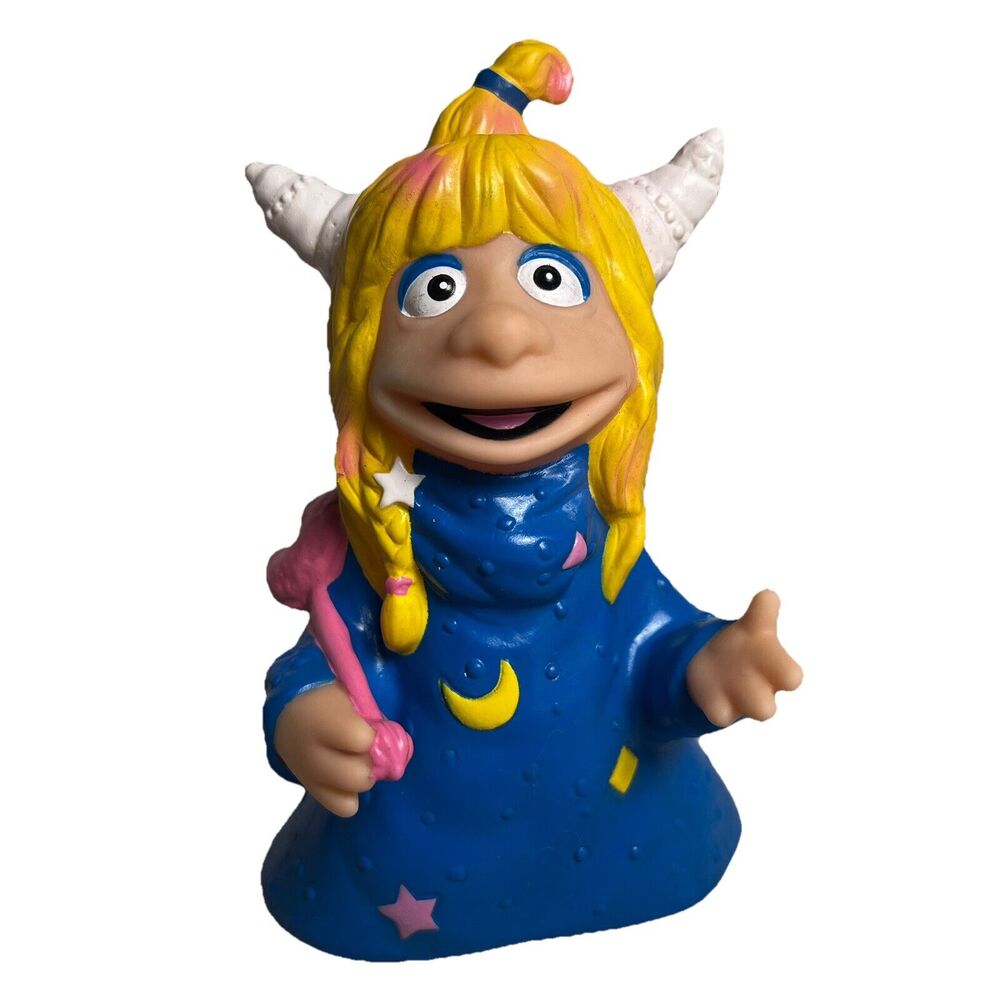 Vintage Nickelodeon 1990 Pizza Hut Eureekas Castle Rubber Hand Puppet Figure